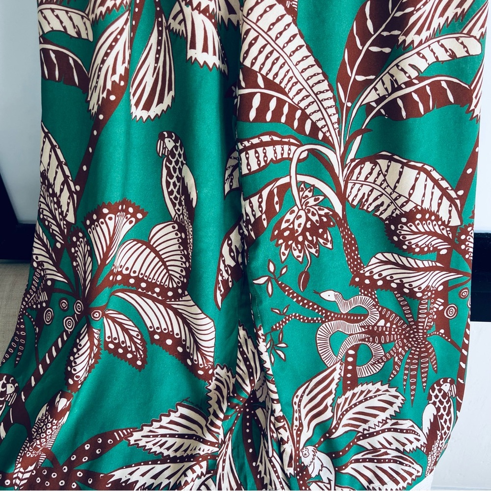 FARM Rio x Anthropologie Waistless Amazonia Printed Jumpsuit Size Small NWT - Picture 13 of 13